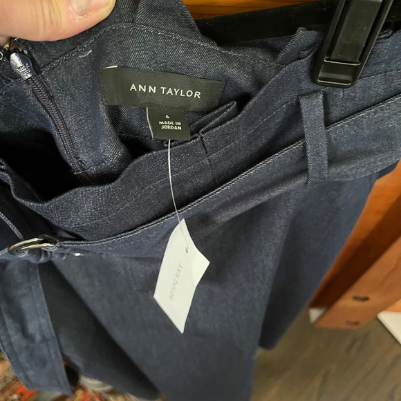 Ann Taylor Denim A-Line Skirt - Picture 3 of 5